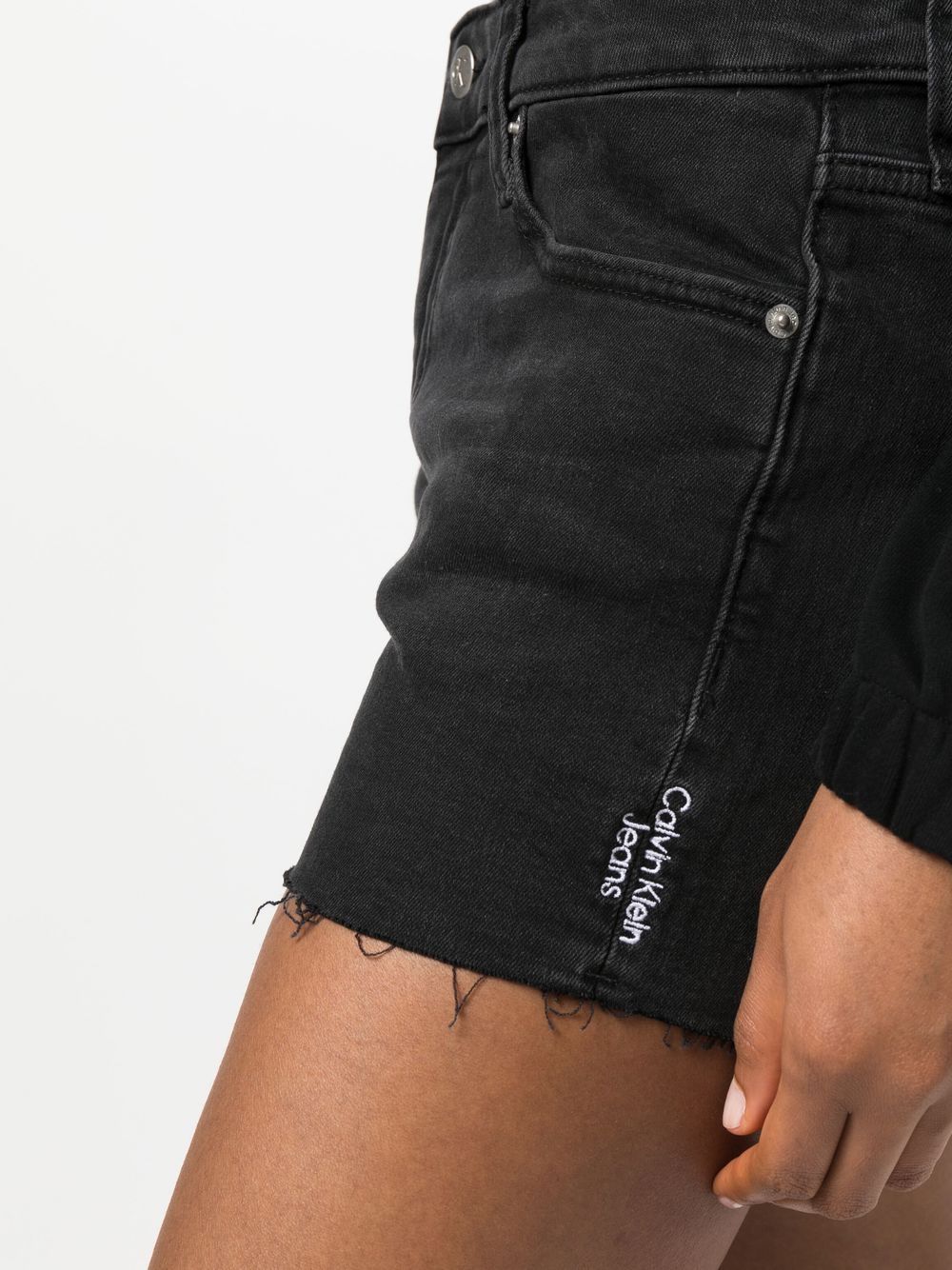 Calvin Klein Jeans Denim shorts Zwart