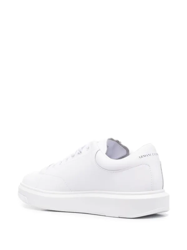 スニーカー ARMANI EXCHANGE Men Sneakers White XUX123XV534 K488 Armani Exchange Leather low-top Sneakers | White | FARFETCH