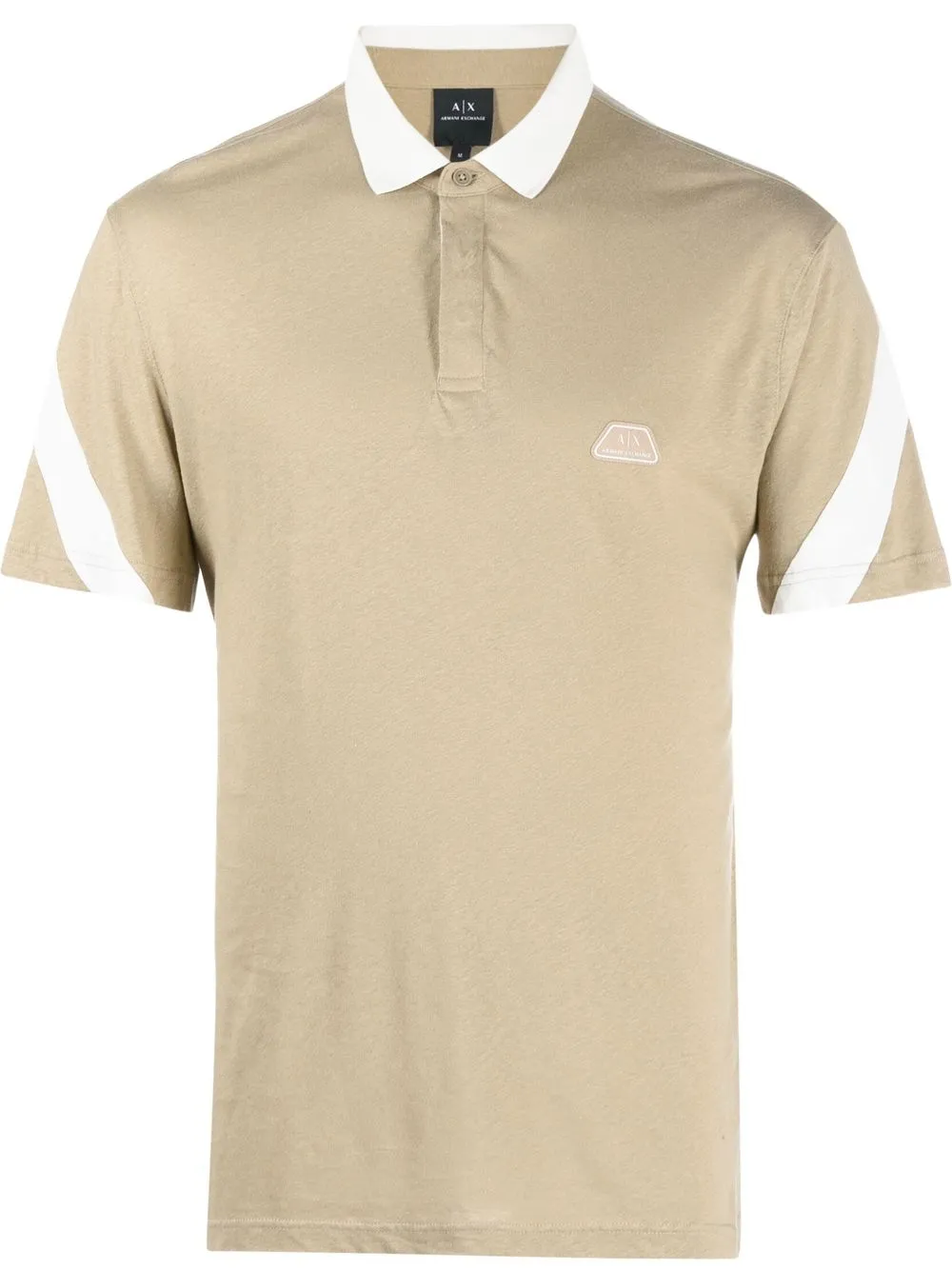 

Armani Exchange playera tipo polo con parche del logo - Neutro