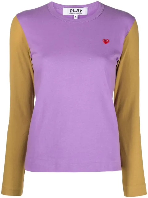 Comme Des Garçons Play two-tone sweater