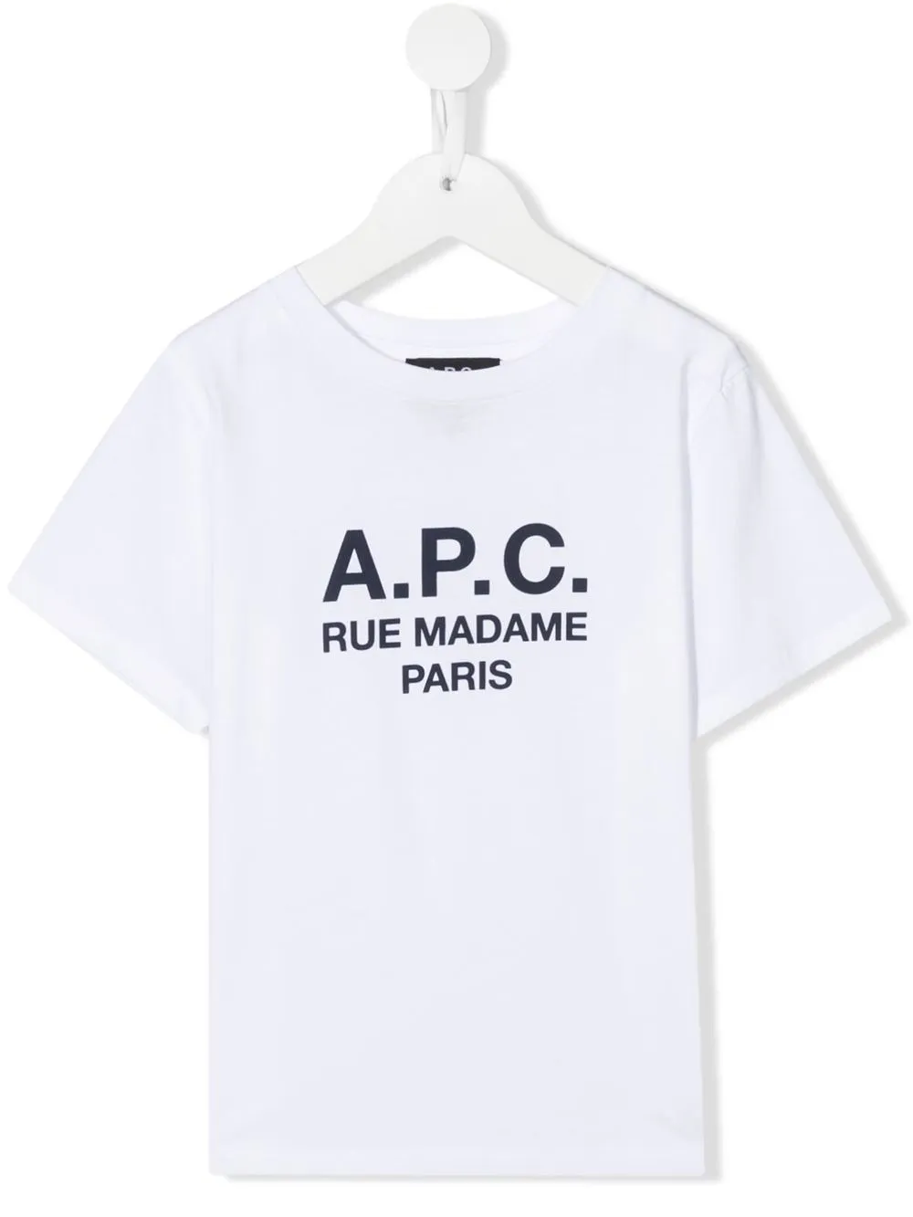 

A.P.C. KIDS logo-print short-sleeve T-shirt - White