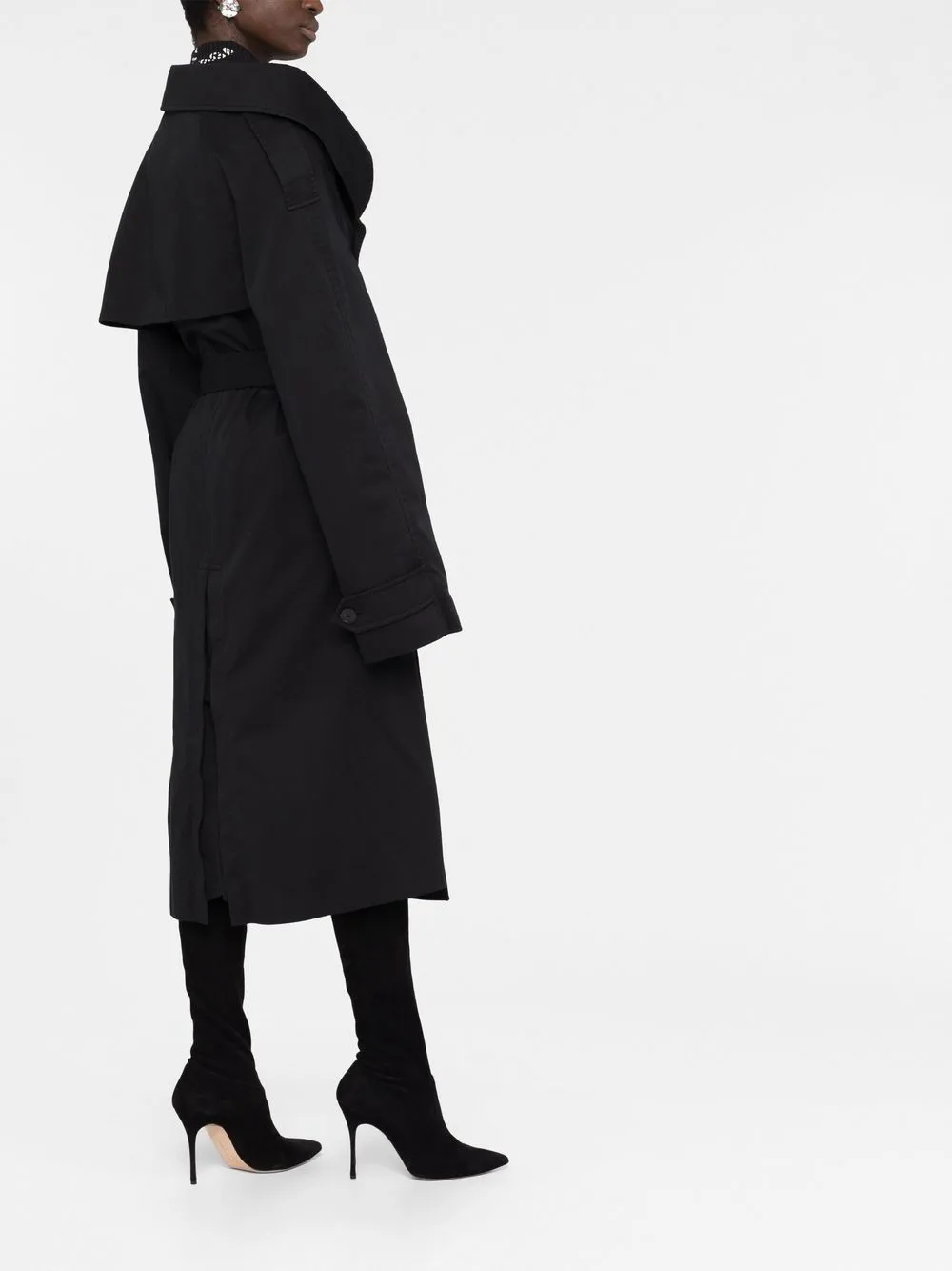 Balenciaga Oversize Folded Unisex Trench Coat  Bergdorf Goodman