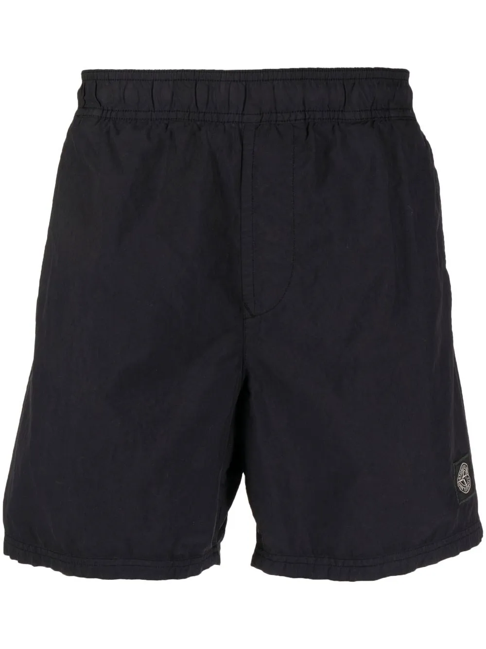 

Stone Island shorts de playa con parche Compass - Negro