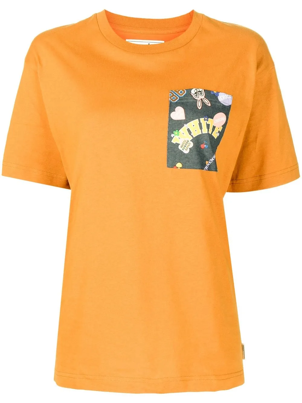 

CHOCOOLATE playera con bolsillo estampado - Amarillo