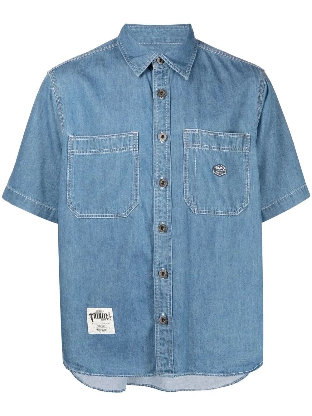 

CHOCOOLATE camisa con parche del logo - Azul