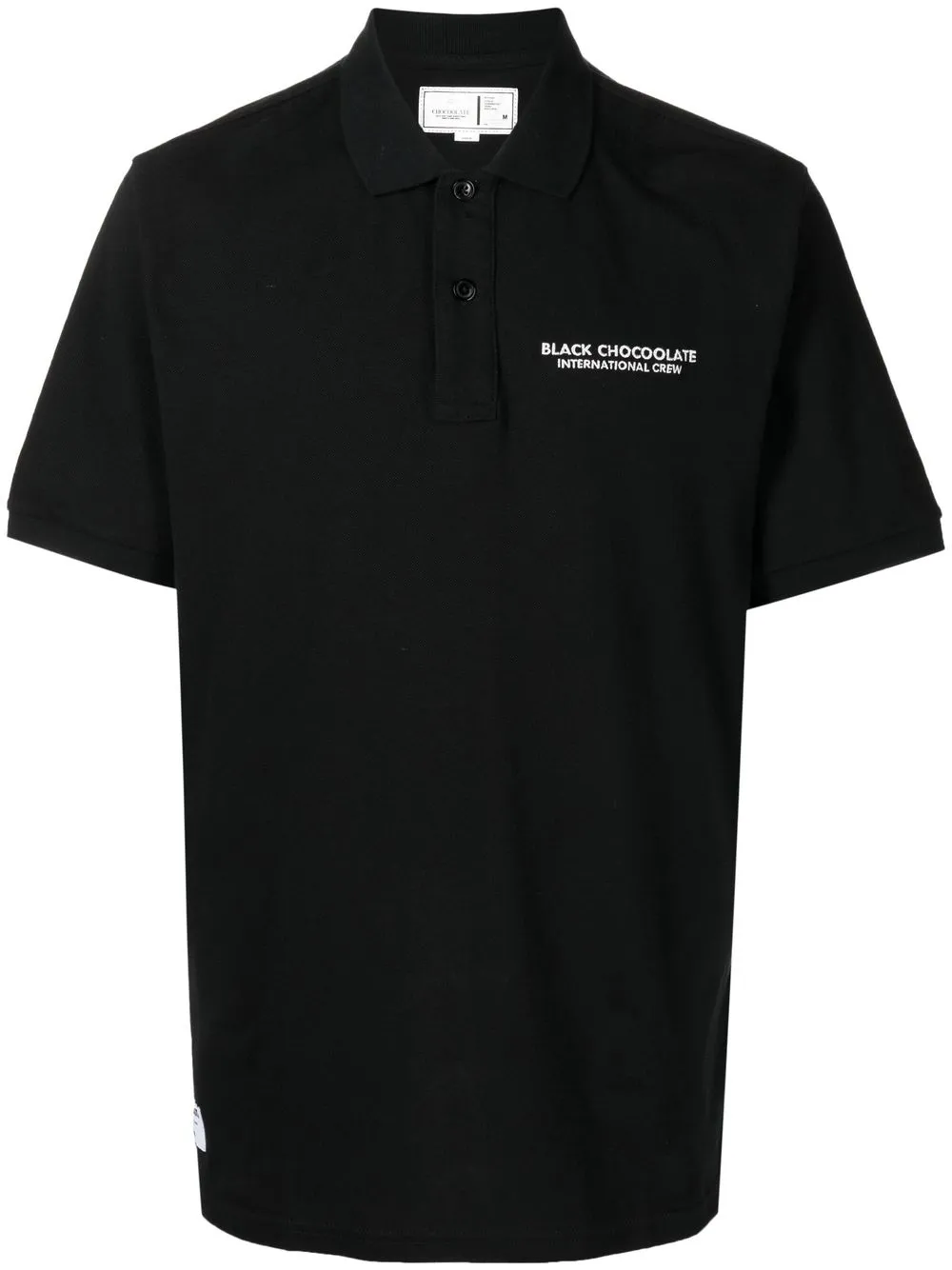 

CHOCOOLATE playera tipo polo con logo estampado - Negro