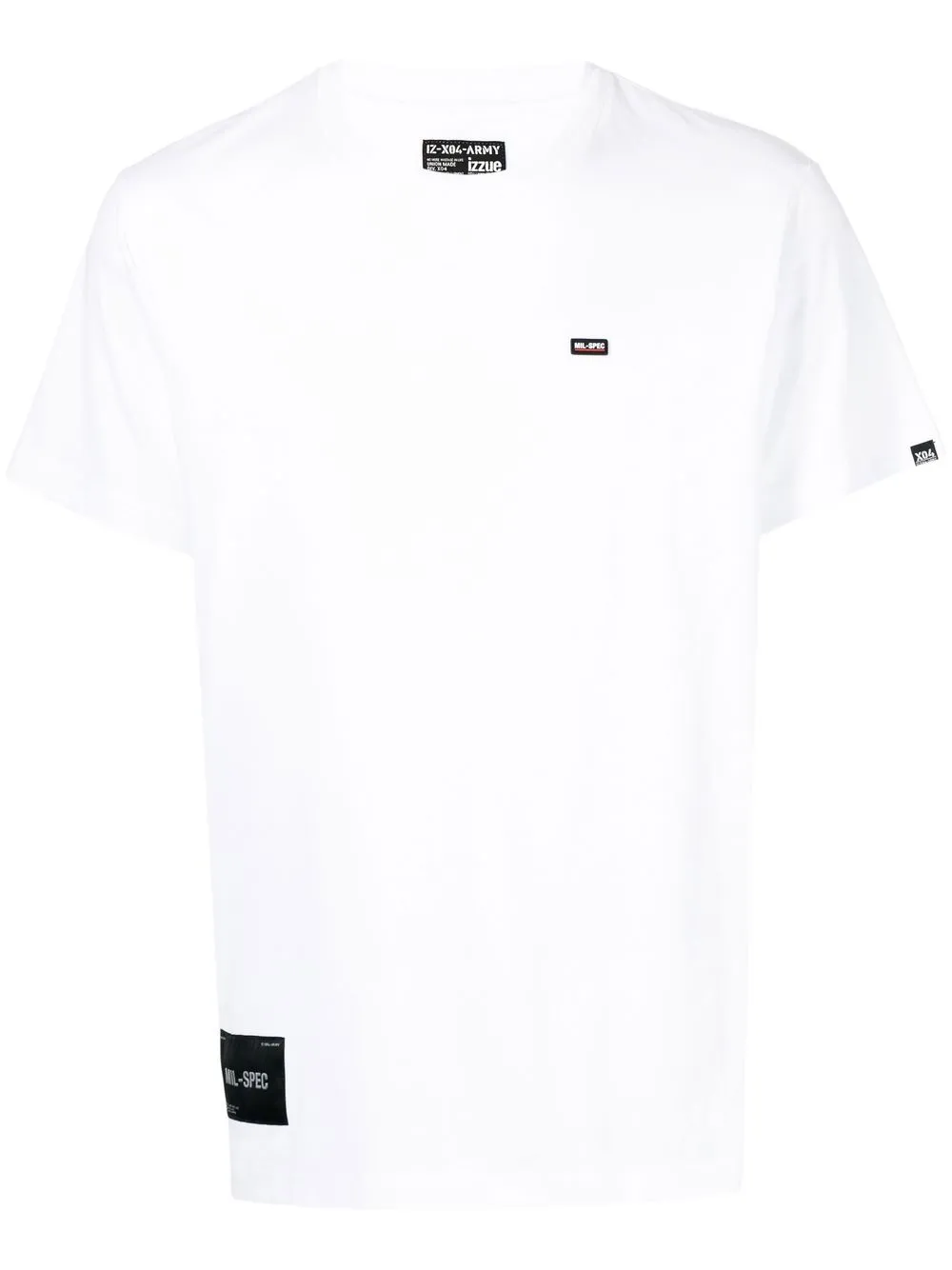 

izzue playera con parche del logo - Blanco