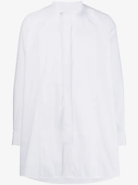 Raf Simons logo-patch button-up shirt