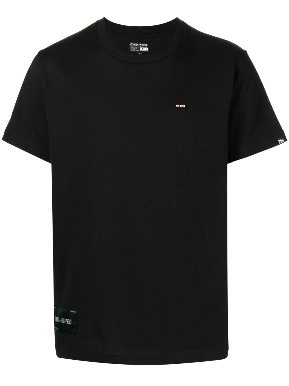 

izzue logo patch short-sleeve T-shirt - Black