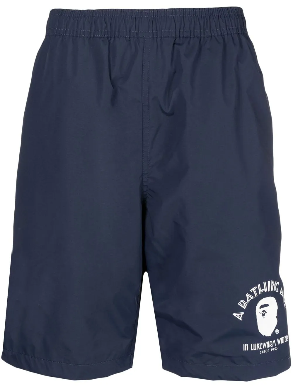 

A BATHING APE® bermudas Ape Head - Azul