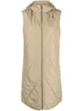 Tommy Hilfiger Sorona quilted long vest - Neutrals