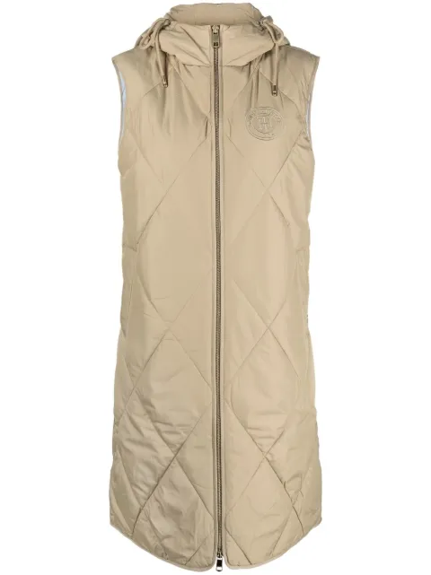 Tommy Hilfiger Sorona quilted long vest