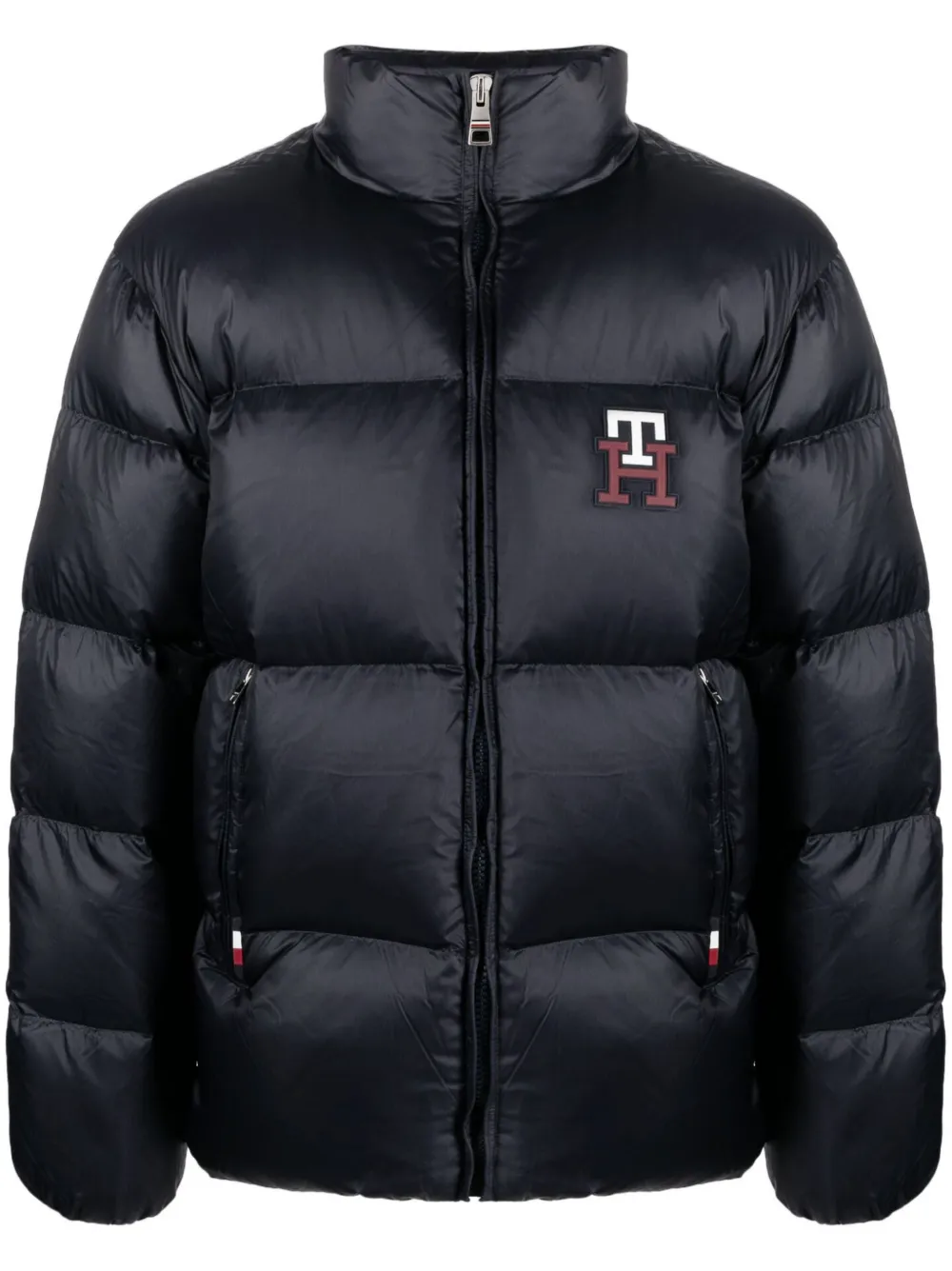 Tommy Hilfiger logo-patch down-padded gilet | Blue | Image 1