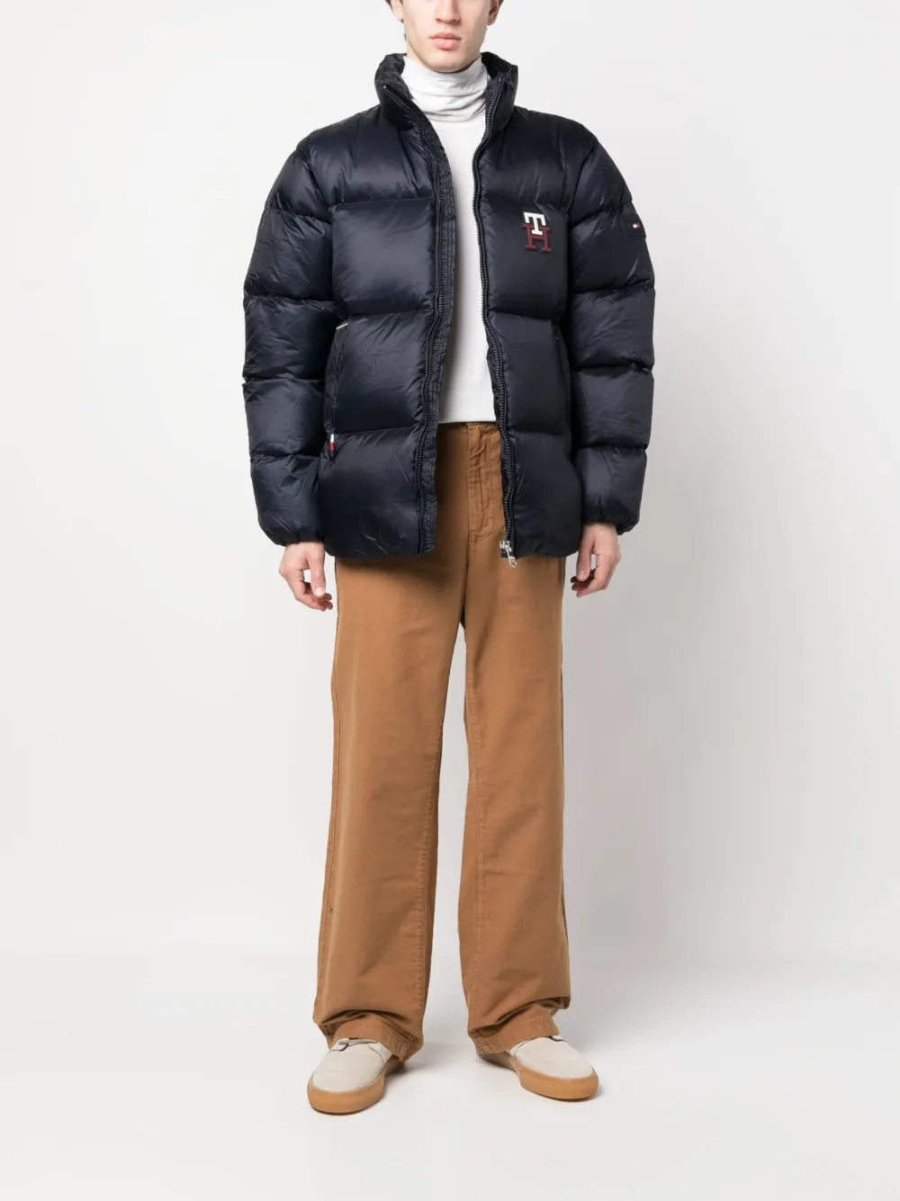 Tommy Hilfiger logo-patch down-padded gilet | Waistcoats & Gilets | Image 2
