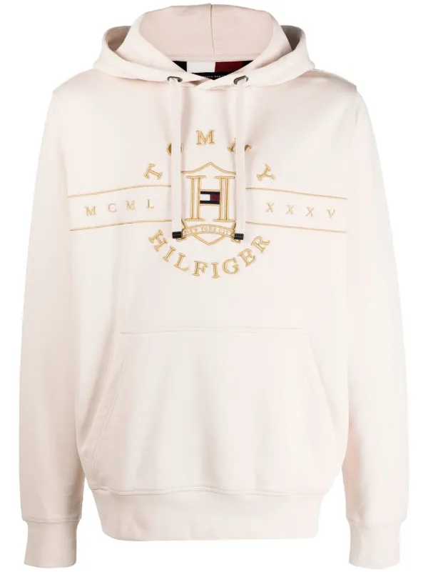 Tommy Hilfiger Embroidered Logo Hoodie - Farfetch