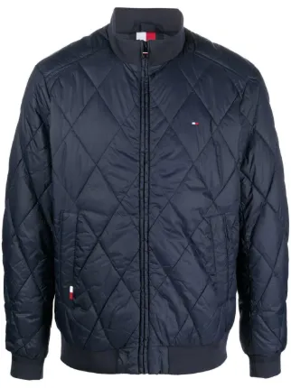 Quilted tommy hilfiger jacket best sale