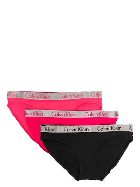 Calvin Klein logo-waistband 3 pack briefs