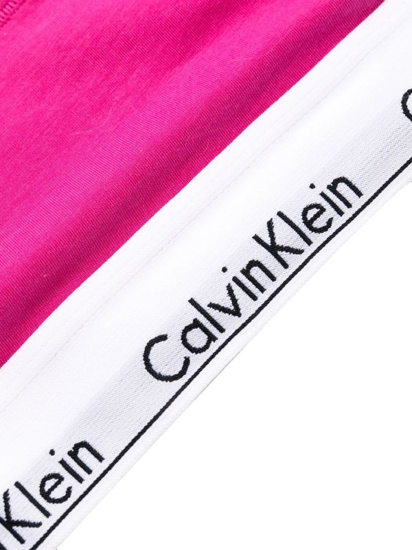 Calvin Klein Unlined Racerback Bralette - Farfetch