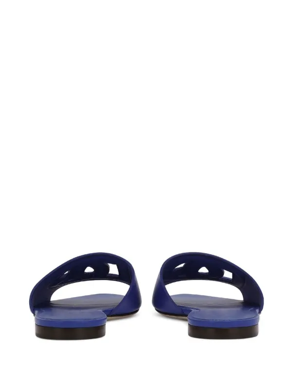 サンダル・ミュール DOLCE & GABBANA SMOOTH LEATHER SLIDE SANDALS WITH DG LOGO 30397948_59600349_600.jpg