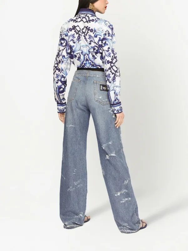 Dolce & Gabbana ドルチェ＆ガッバーナ マジョリカ シャツ - FARFETCH