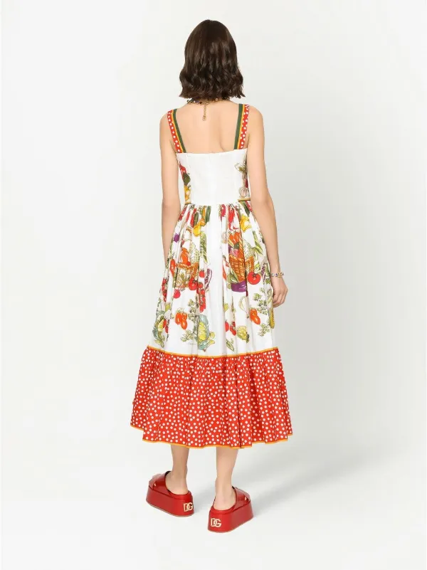 Dolce & Gabbana ドルチェ＆ガッバーナ グラフィック ドレス - FARFETCH