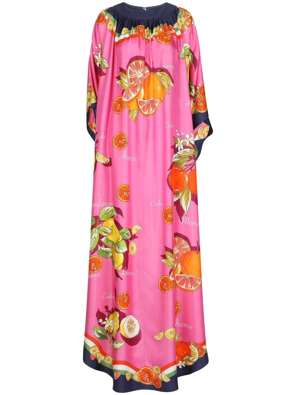 

Dolce & Gabbana fruit-print kaftan - Pink