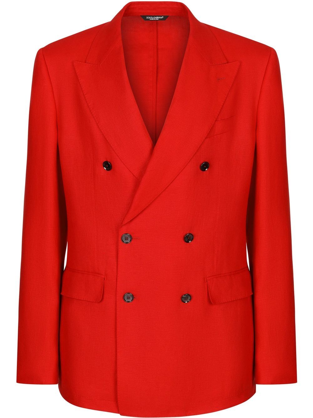 Dolce & Gabbana Double-breasted Suit Jacket In Red | ModeSens