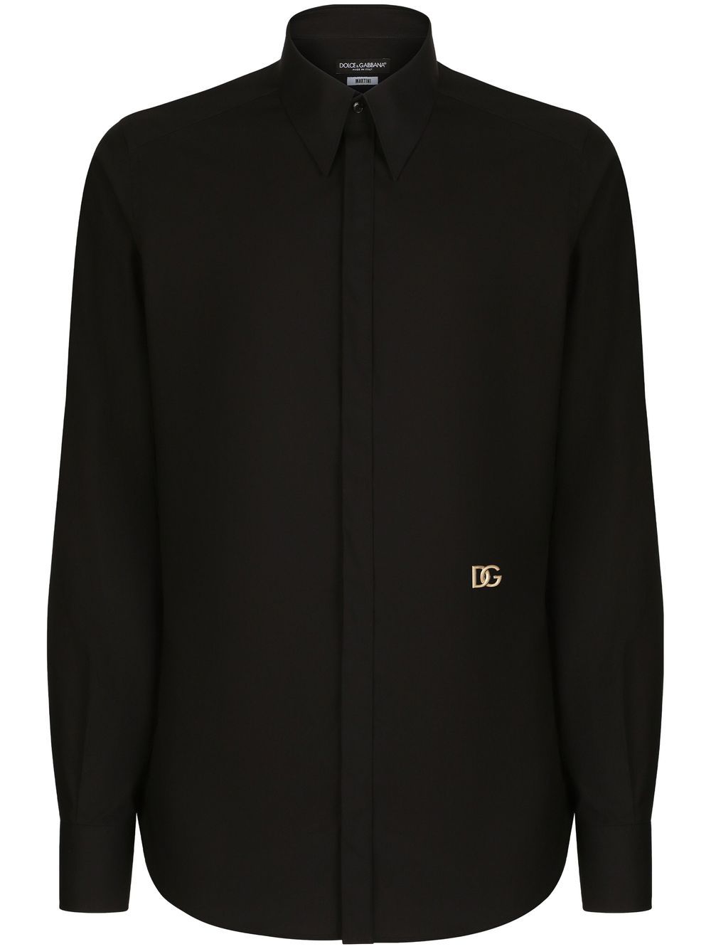 

Dolce & Gabbana camisa con parche del logo - Negro