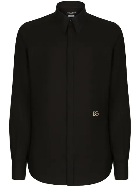 Dolce & Gabbana camisa con parche del logo