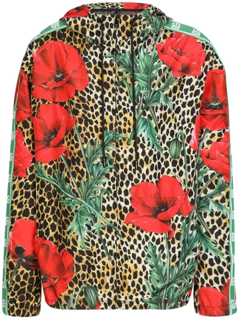 Dolce & Gabbana جاكيت بهودي وطبعة زهور