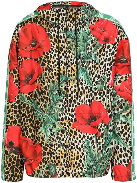 Dolce & Gabbana جاكيت بهودي وطبعة زهور