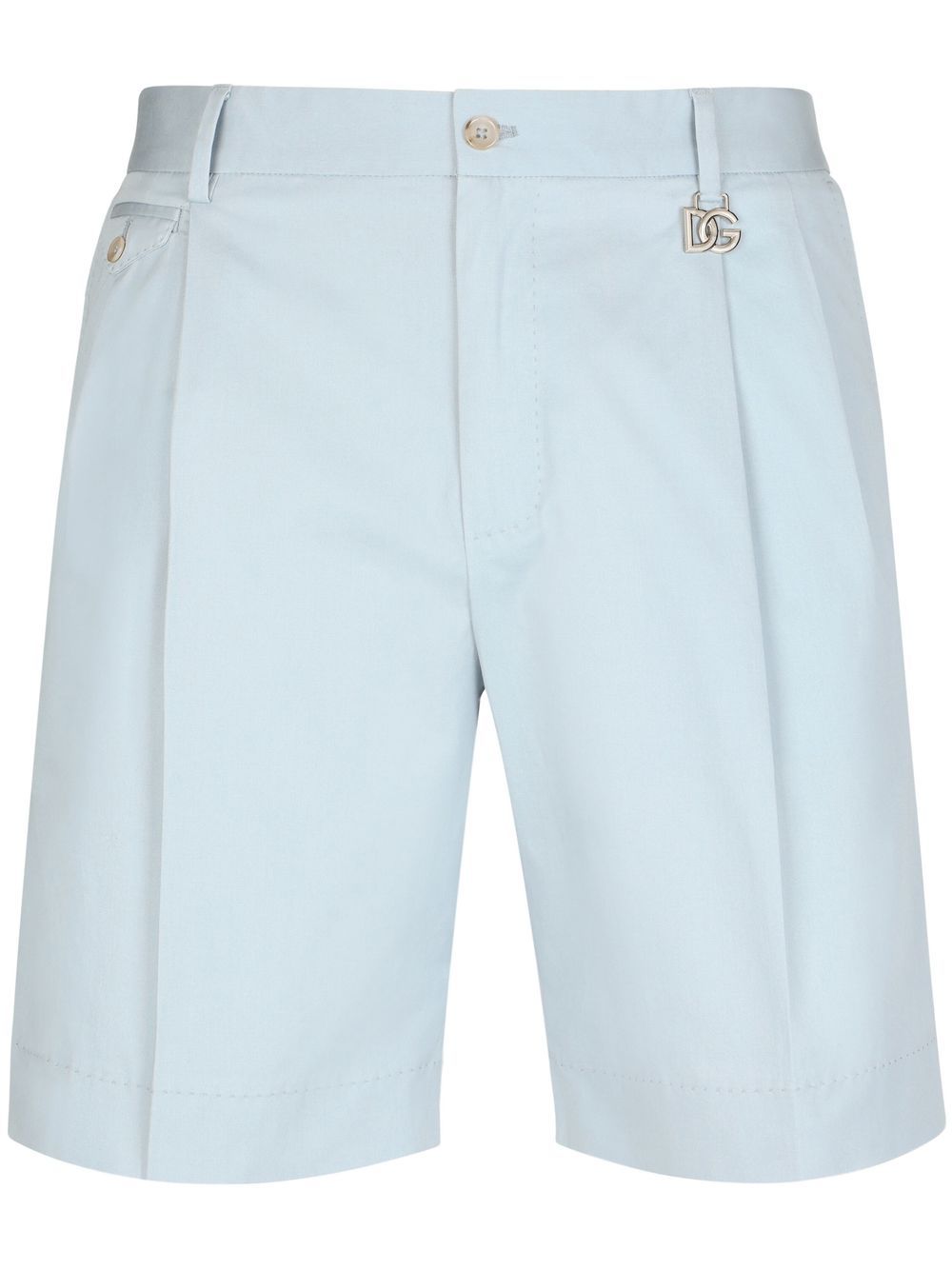 

Dolce & Gabbana logo-plaque Bermuda shorts - Blue