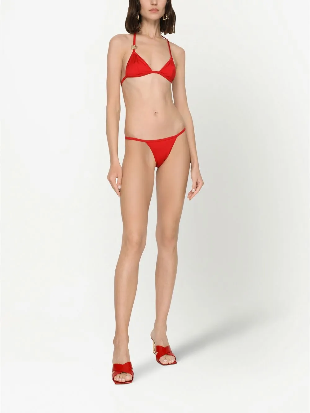 DG logo-band bikini set, FARFETCH