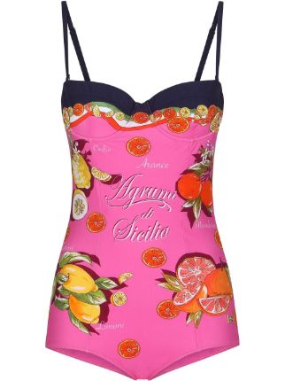 Louis Vuitton Cut-Out Bustier One-Piece Swimsuit