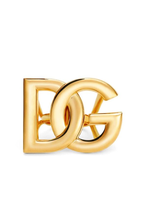 Dolce & Gabbana Dolce&gabbana Gold Logo Band Ring in Metallic for