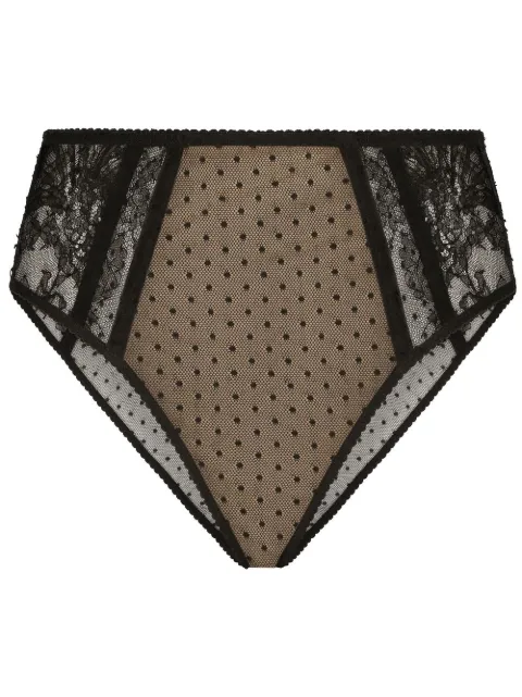 Dolce & Gabbana high-waisted lace briefs