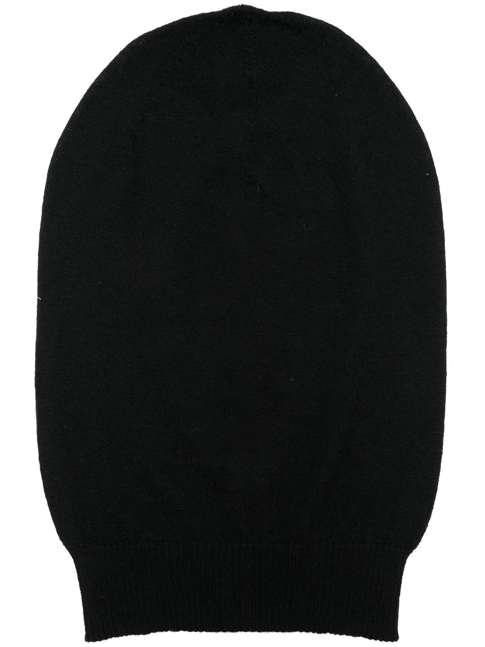 

Rick Owens gorro tejido con logo - Negro