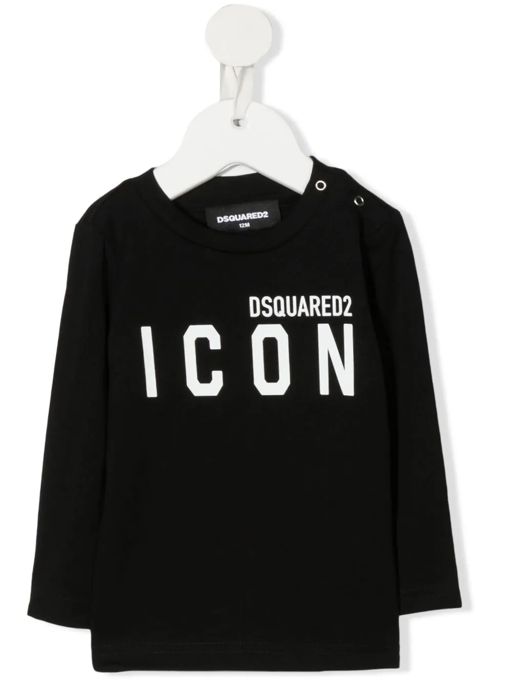 

Dsquared2 Kids playera Icon con logo - Negro