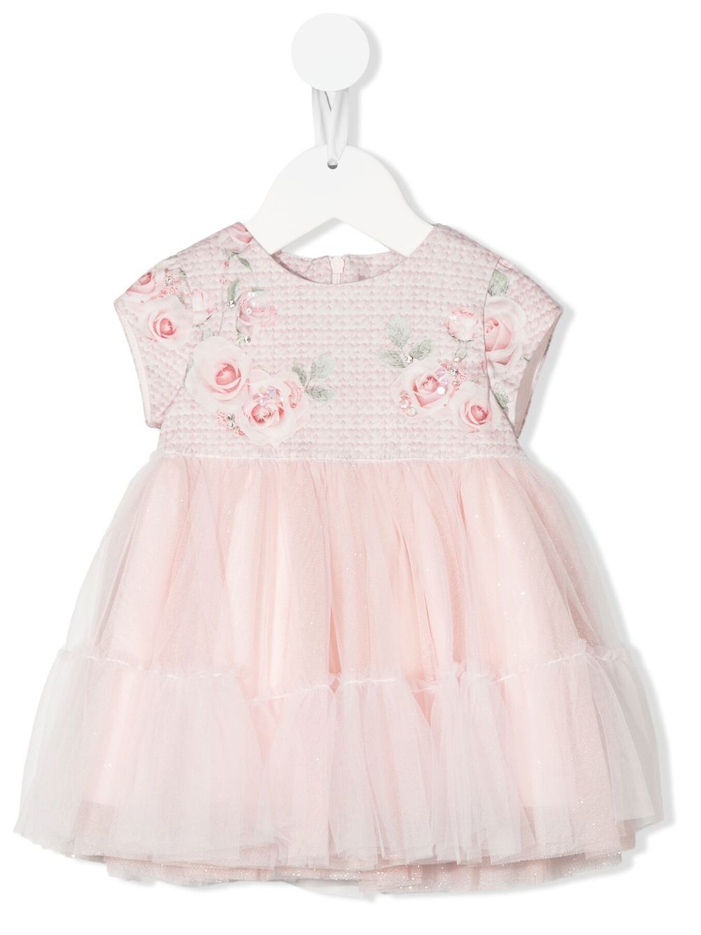 Lapin House rose-print Tutu Dress - Farfetch