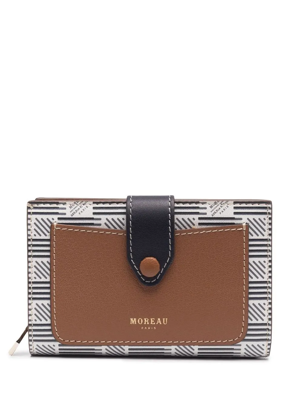 

Moreau cartera plegable con monograma - Neutro