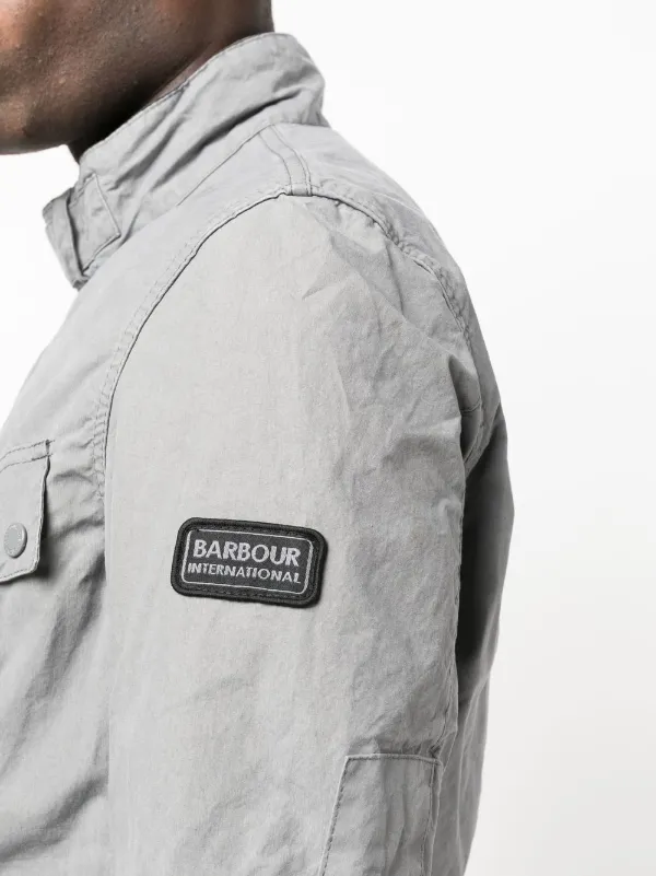 Barbour International logo-patch Lightweight Jacket - Farfetch