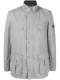 Barbour International logo-patch lightweight jacket - Grey