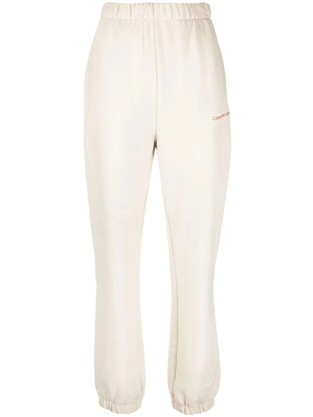 

Calvin Klein Jeans logo-print track pants - Neutrals