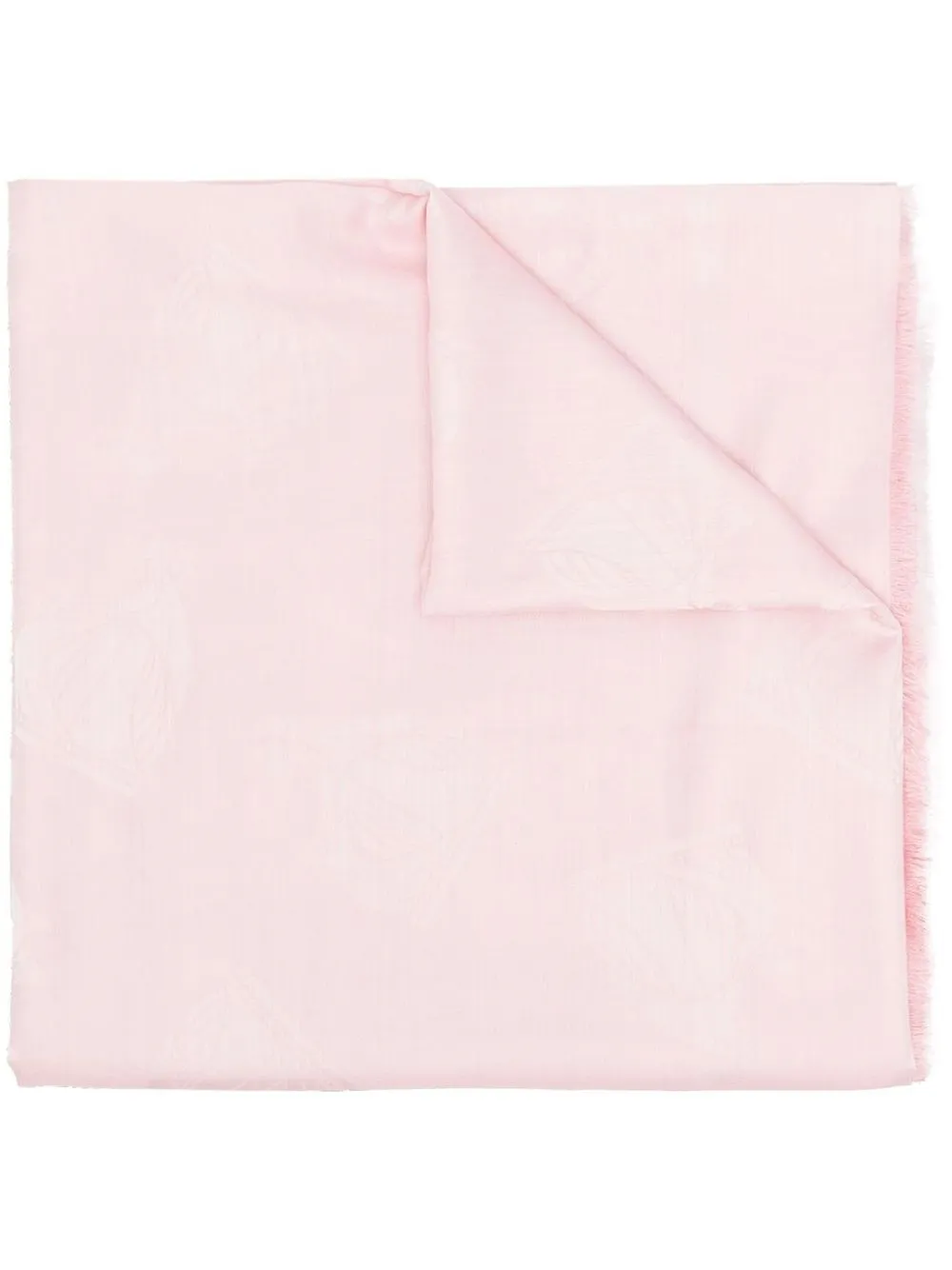 

Lanvin graphic-print fringed scarf - Pink