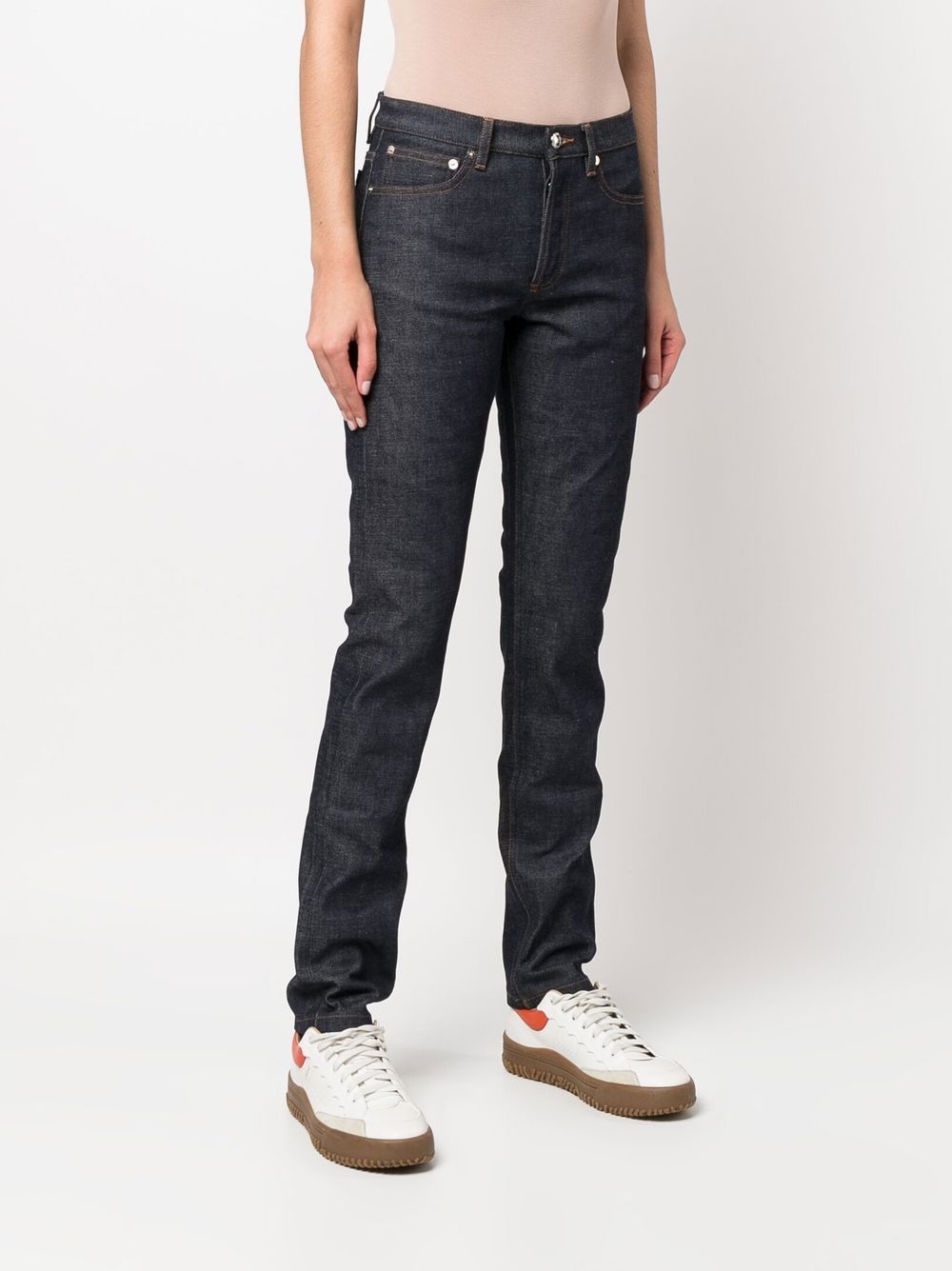 A.P.C. contrasting-stitch detail jeans Women