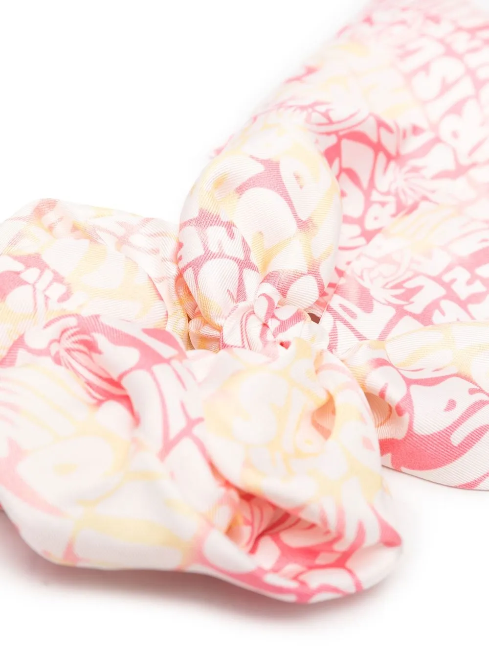 Lanvin scrunchie met logoprint - Roze