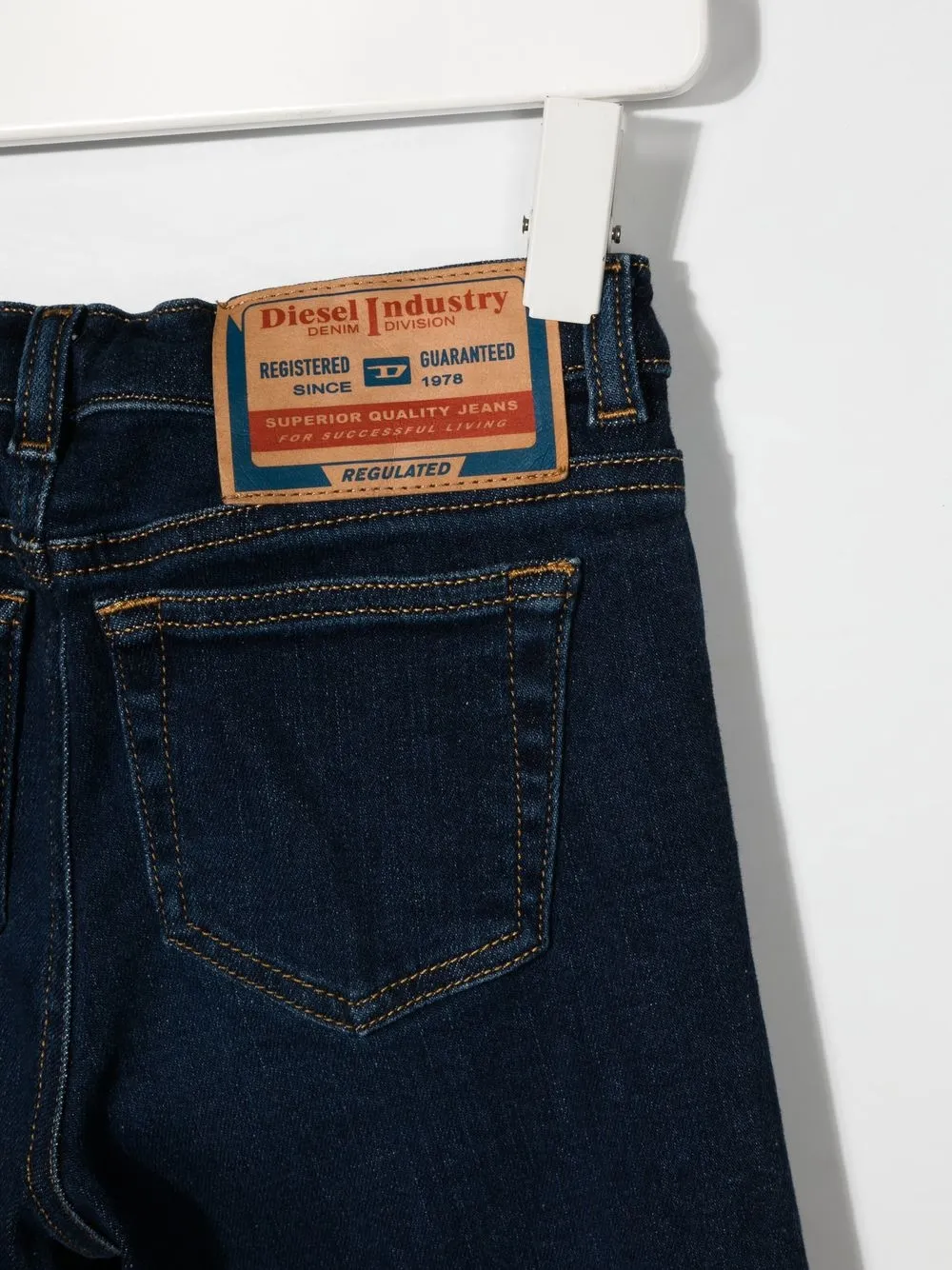  Diesel Kids Mid-rise Bootcut Jeans - Blue 