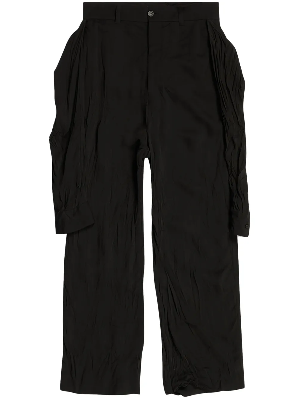 balenciaga wide leg trousers