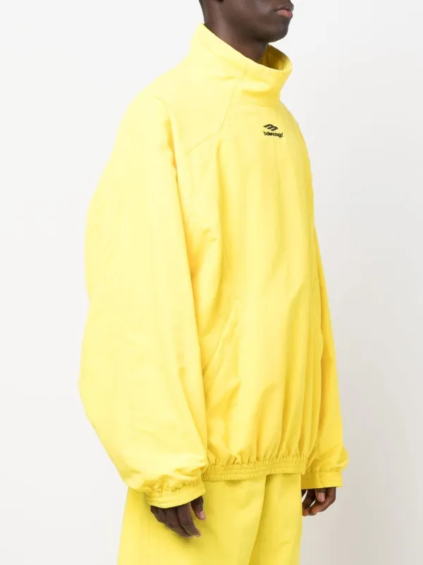 Balenciaga Logo Oversized Sweatshirt | Yellow | FARFETCH