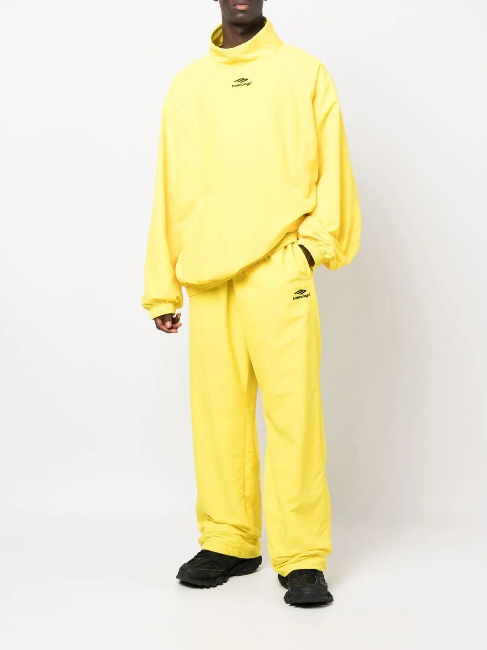 Balenciaga Trainingsbroek met logo - Geel